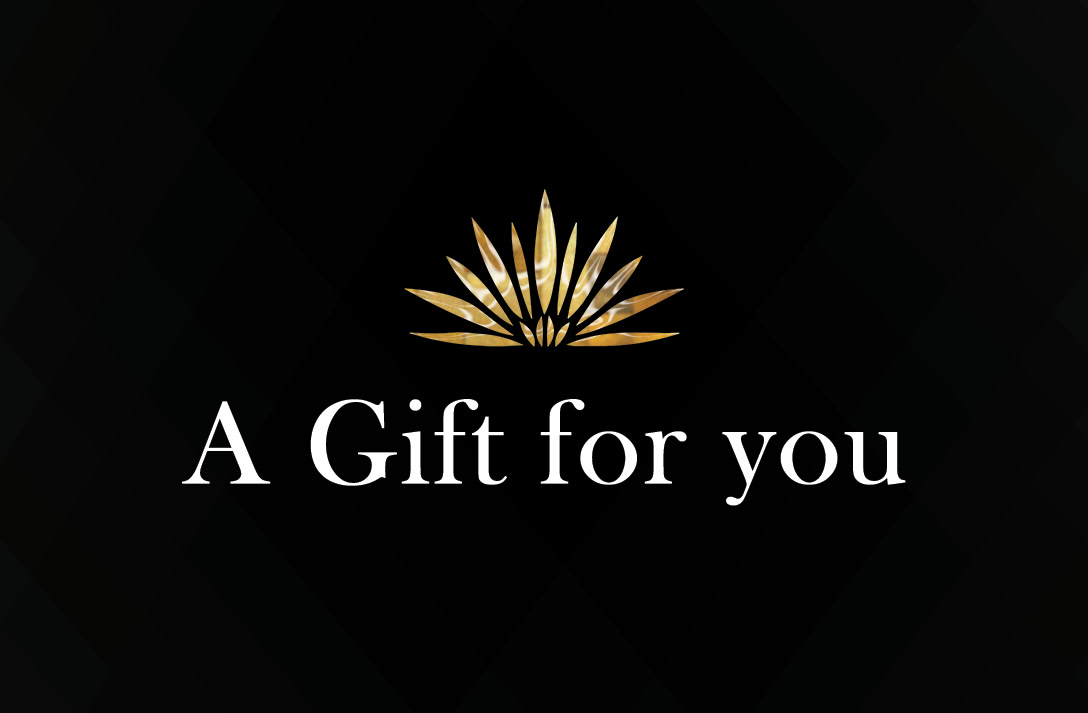 Casa Tequila Prime gift card — gold agave emblem on black, "A Gift for You"